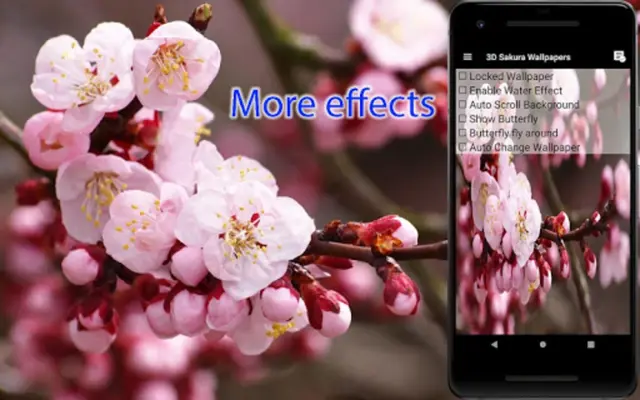 Sakura Live Wallpaper android App screenshot 0