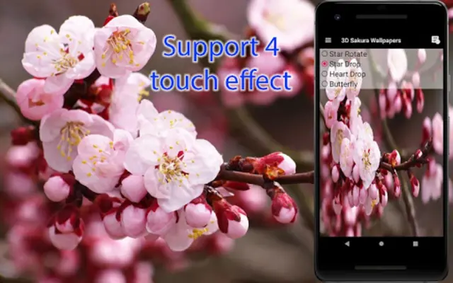 Sakura Live Wallpaper android App screenshot 2